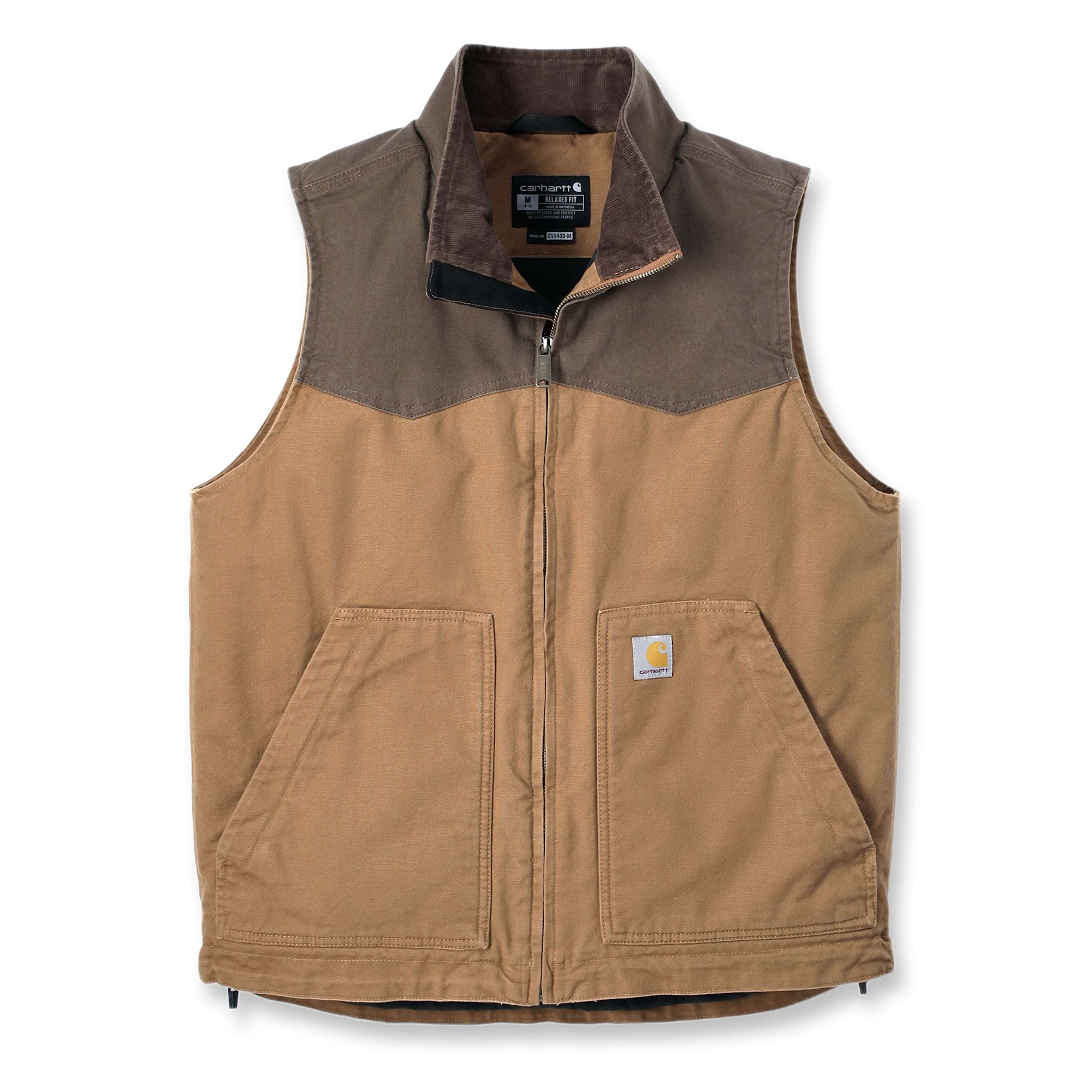 Carhartt Montana duck Vest, Herre, Carhartt brown/coffee, XXL
