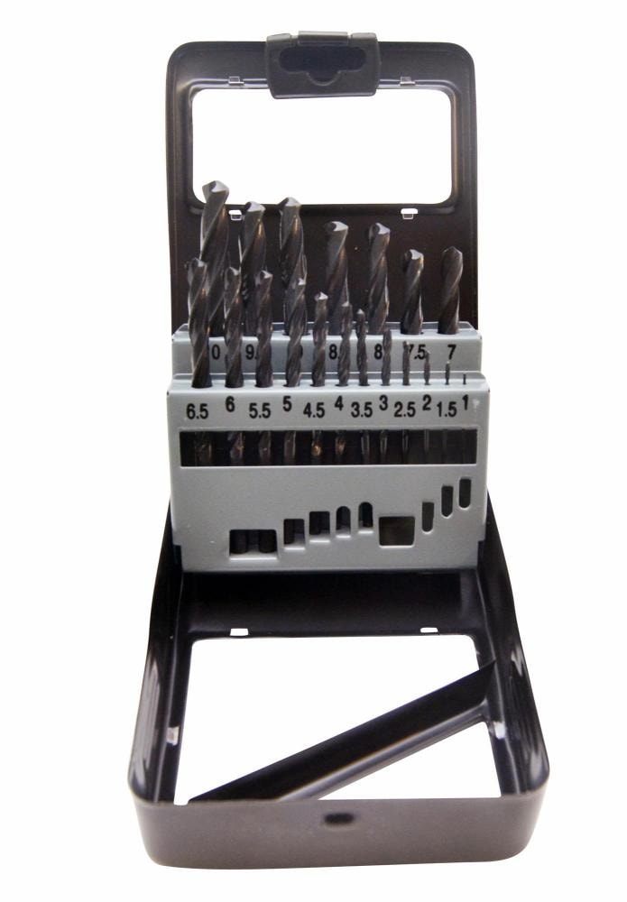 Boxer borsæt HSS i stålboks 19 dele