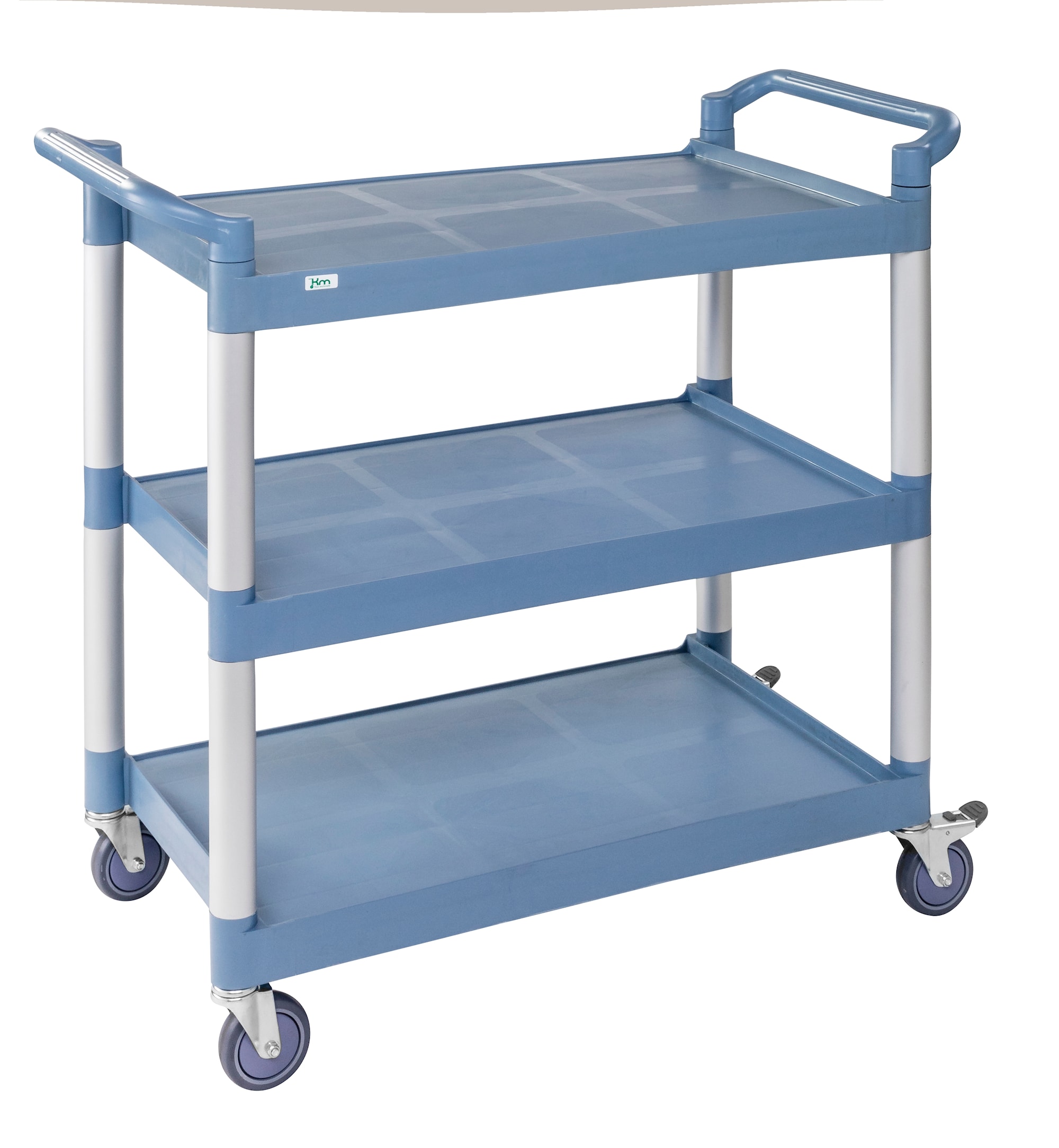 Kongamek 79,5 x 49,5 sort/aluminium plastikvogn KM60359