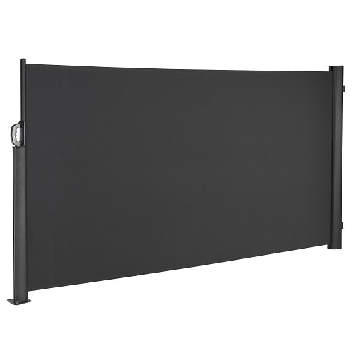 Hortus sidesejl enkelt 140 x 300 cm med væg og fodbeslag