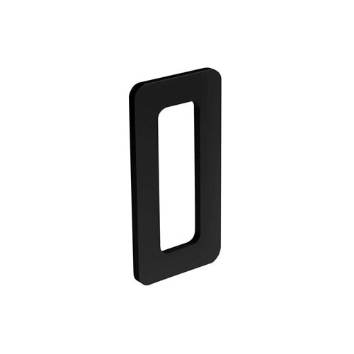 Svalk skydedørsgreb flad mat hvid