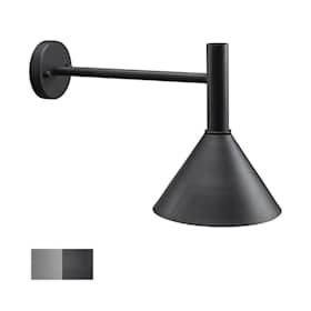 PR Home Tripp facadelampe/væglampe i sort Ø50 cm