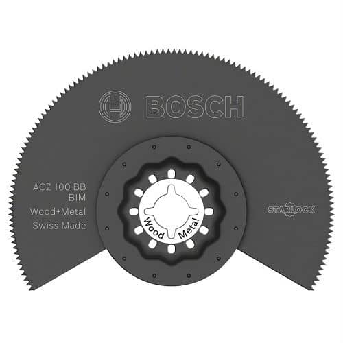 Savblad ACZ100bb bimetal halvrund Ø 100 mm. Til Bosch Gop multicutter