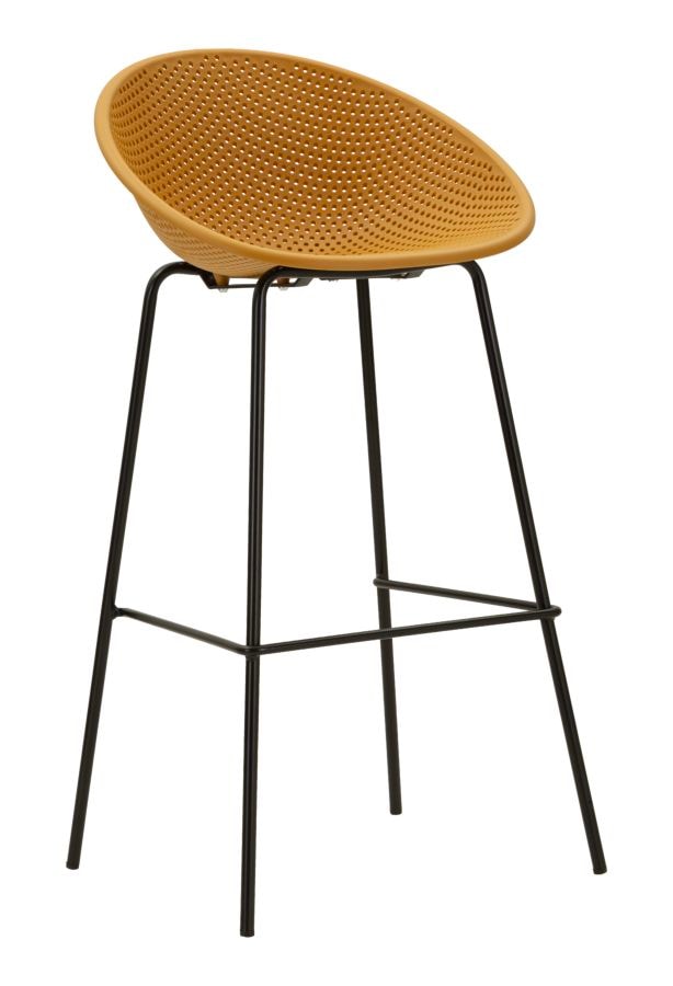 Mauro Ferretti Ibiza Mustard barstol 2 stk.