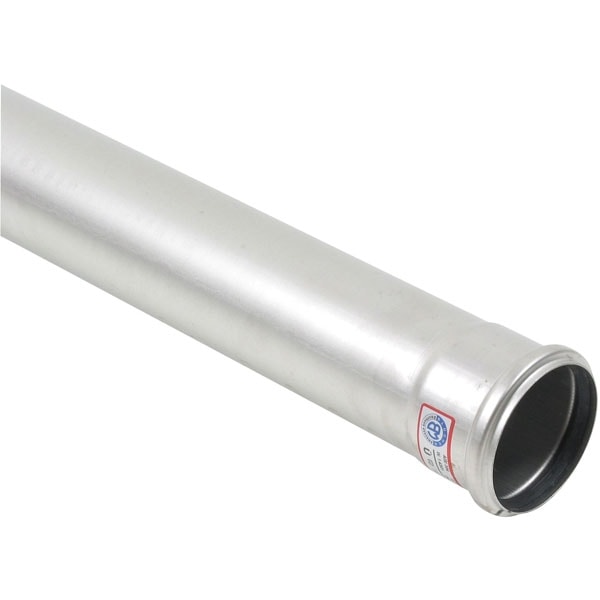 Blücher afløbsør AISI 304 Ø75x500 mm - Afløbsrør og bøjninger, Afløb og kloak