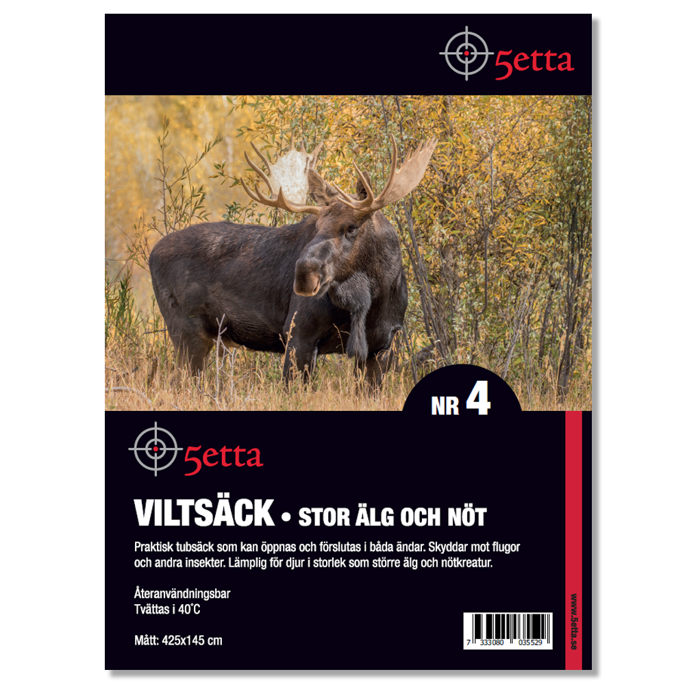 5etta Vildtsæk 4 Stor Elg & Kvæg 425*145 cm