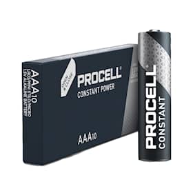 Duracell Procell batterier AAA / LR03. Pakke med 10 stk.