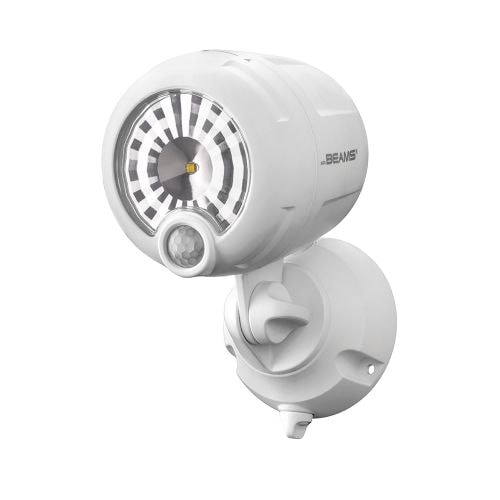 Mr Beams XT Spotlight sensorlampe på batteri i hvid