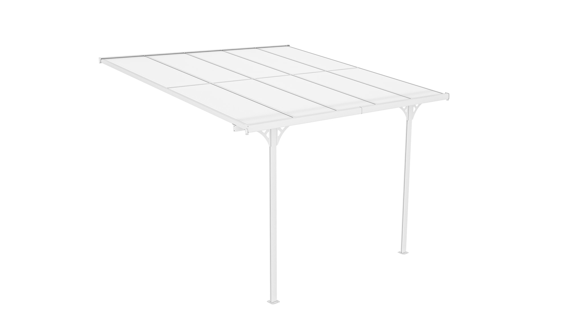 Westmann Bruce terrasseoverdækning i hvid