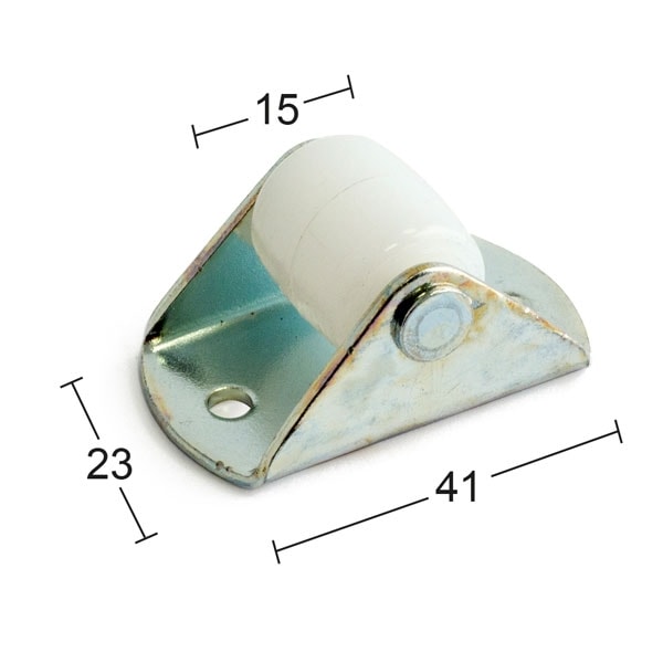 Habo møbelhjul med plastrulle Ø15 mm 4 stk