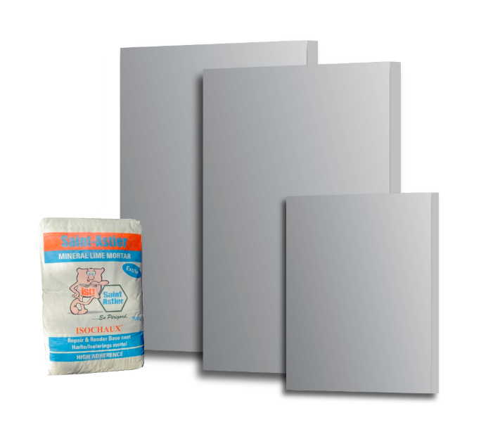 Calsitherm KALK lysningsplader 15mm 250 x 500 mm 20 stk inkl. klæb