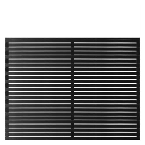 Plus Osaka hegn i grundmalet sort 180 cm