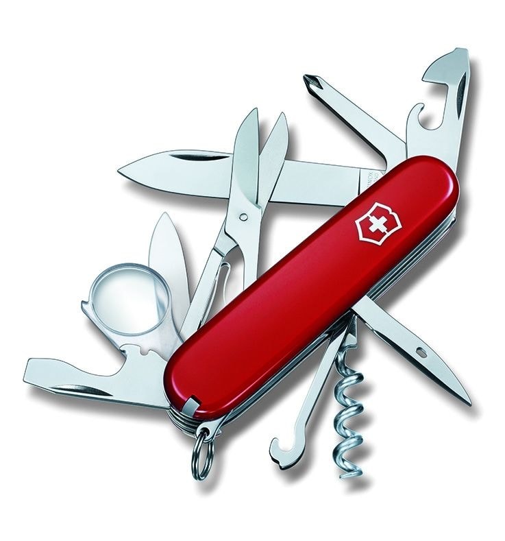 Victorinox Lommekniv Explorer Rød Original Swiss Army 91 mm