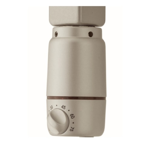 TVS EL300 varmelegeme 300W i stål-look med afbryder og termostat