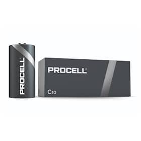 Duracell Procell Constant batterier C / LR14. Pakke med 10 stk.