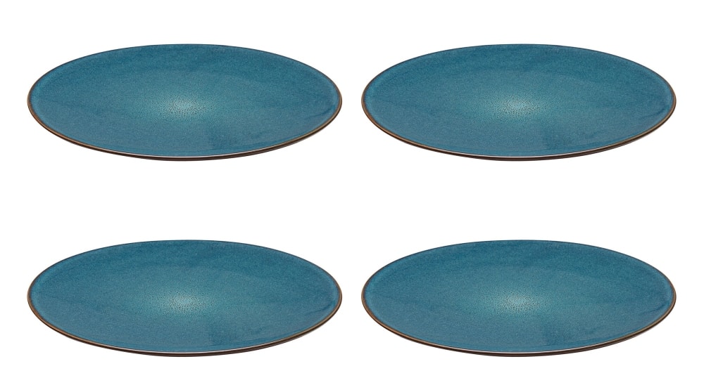 Aida Svale middagstallerken i blå stentøj 26 cm 4 stk.