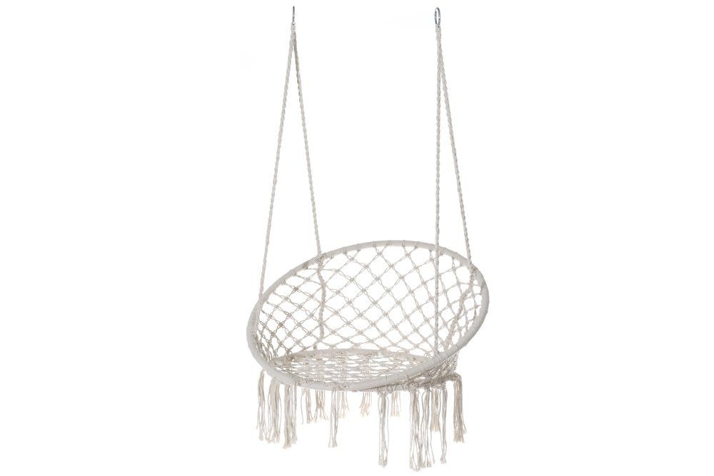 4Living hængestol/gyngestol i sort 80 cm