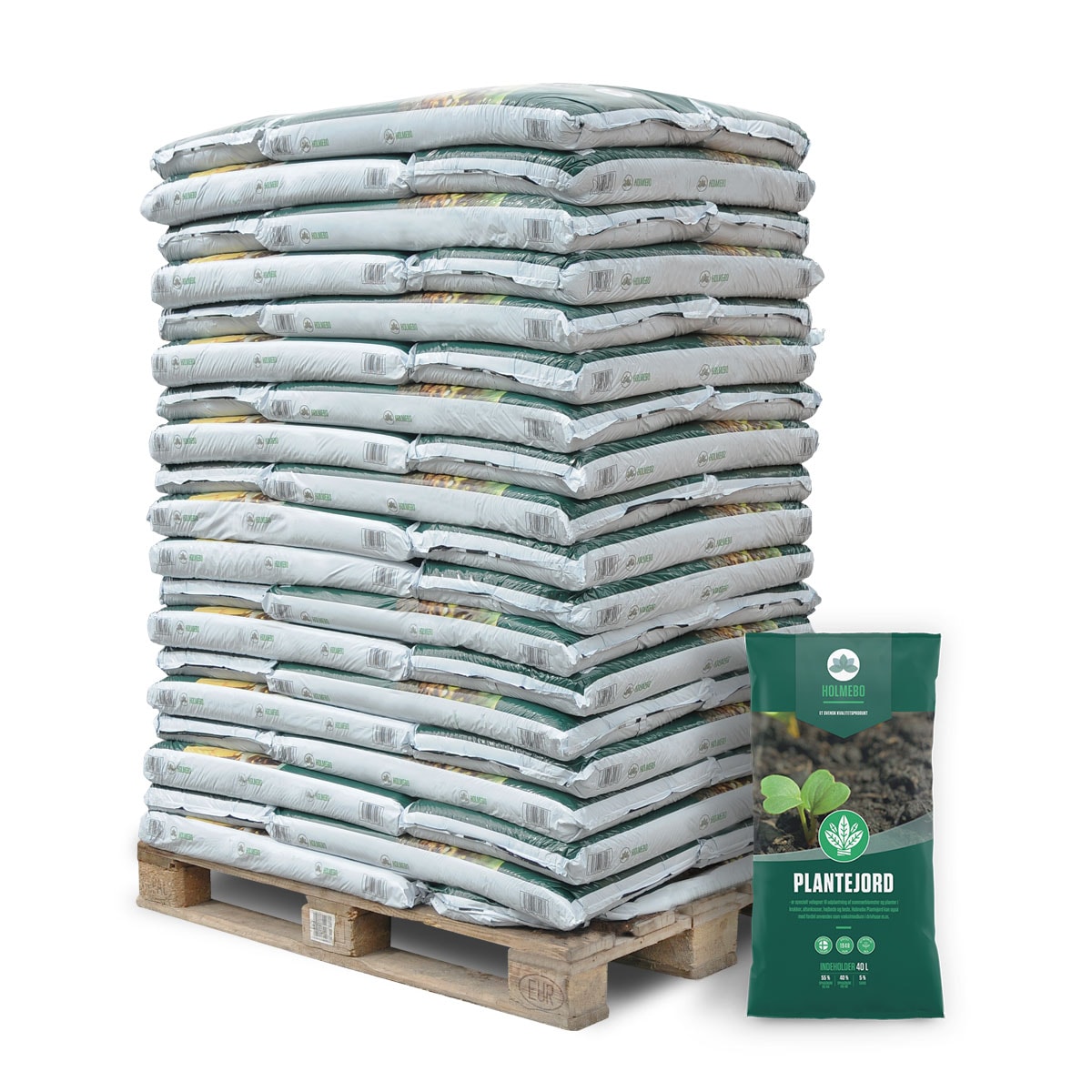 Holmebo plantejord 60 x 40 liter 2400 liter