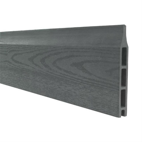 Plus Artura profil i skifergrå vedligeholdelsesfri composit 18 x 145 mm x 178 cm