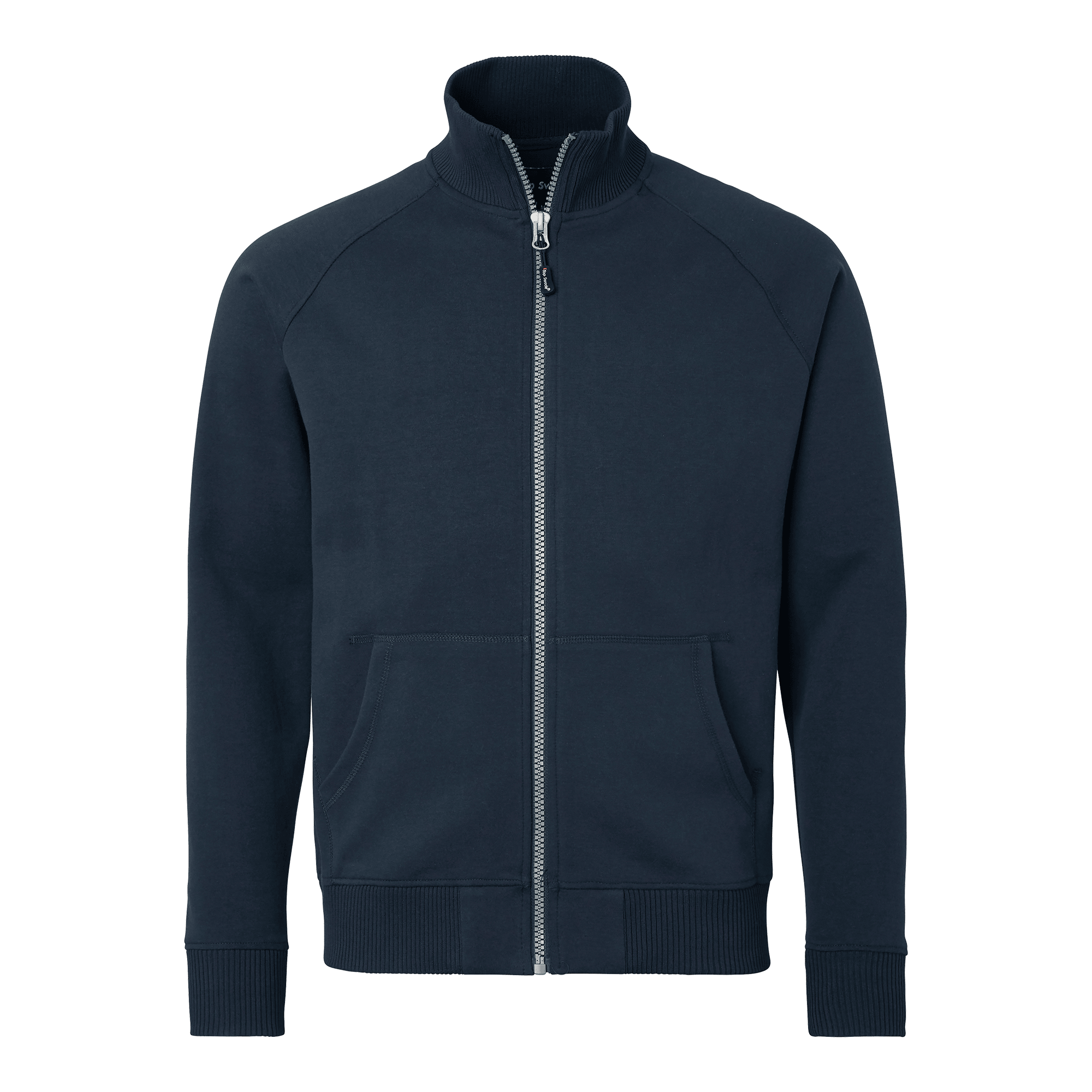 Top Swede 0202 sweatshirt med lynlås sort str. 3XL
