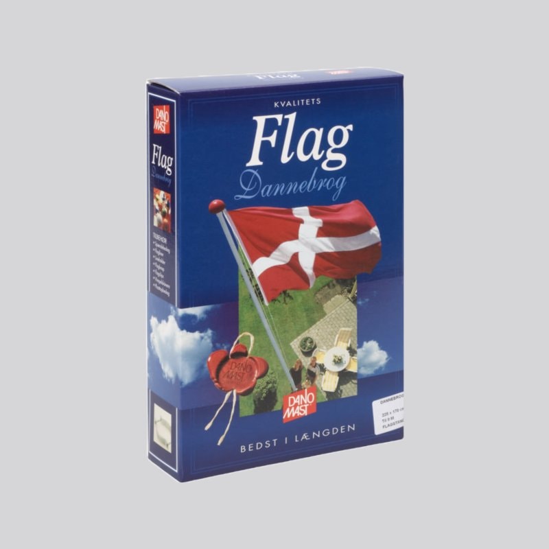 Dano Mast Dannebrog I æske - Flag Og Flagstænger - Frishop.dk