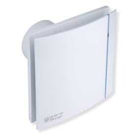 Thermex Silent 100 CZ Design badeværelsesventilator i hvid uden styring