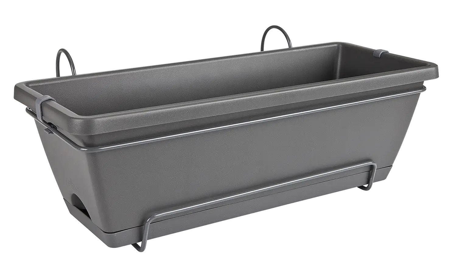 Elho Barcelona Allin1 Anthracite blomsterkasse/plantekasse 50 cm - Potter, Havedyrkning