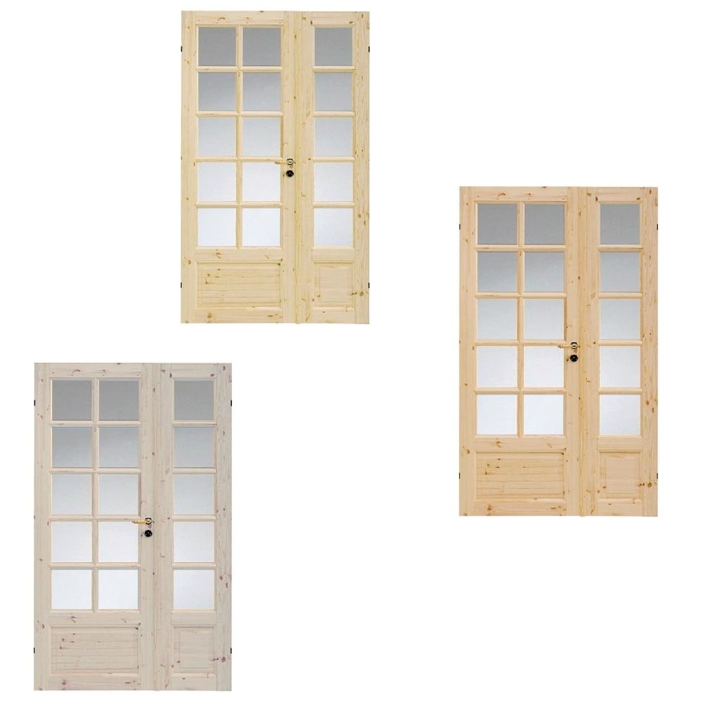 Swedoor Tradition SP10+ SP5 ubeh. fyr db. fyldingsdør 82,5+39,8x204 cm (13x21)