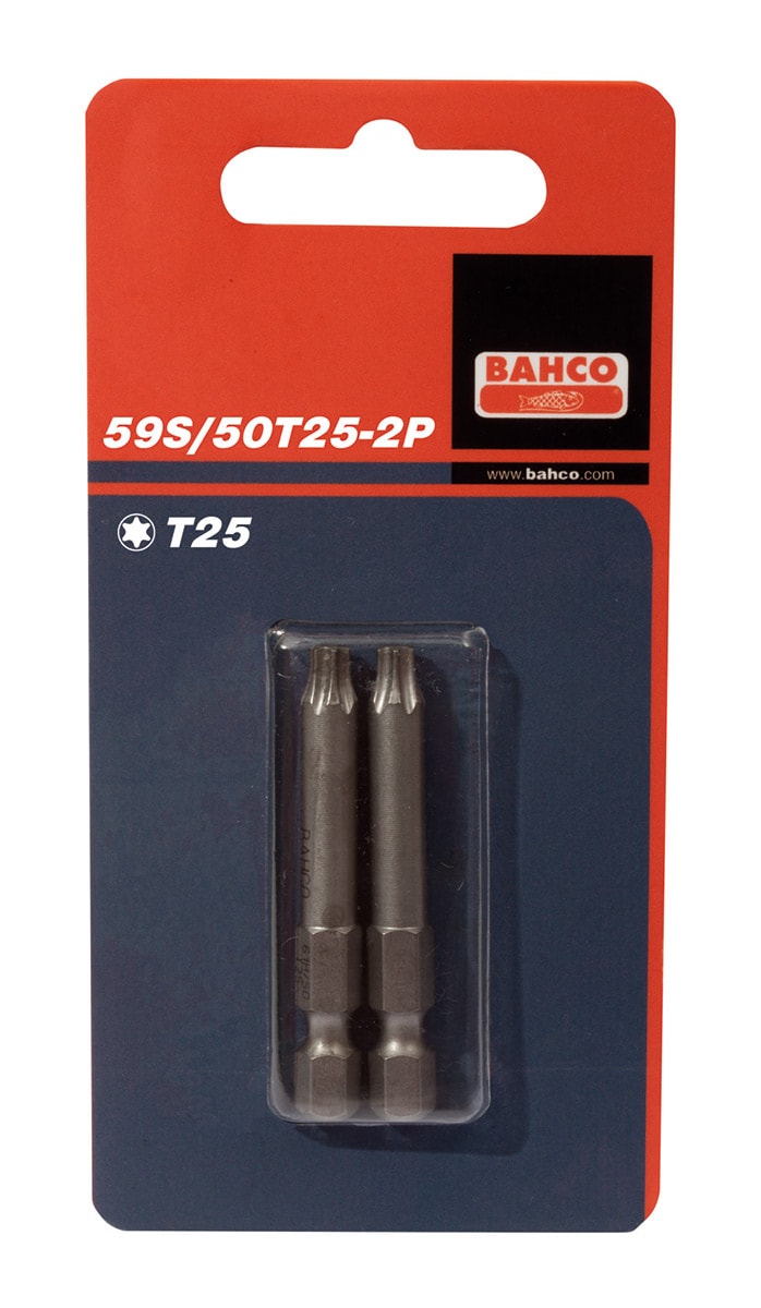 Bahco Bits 59S 1/4'' Torx 50mm T8