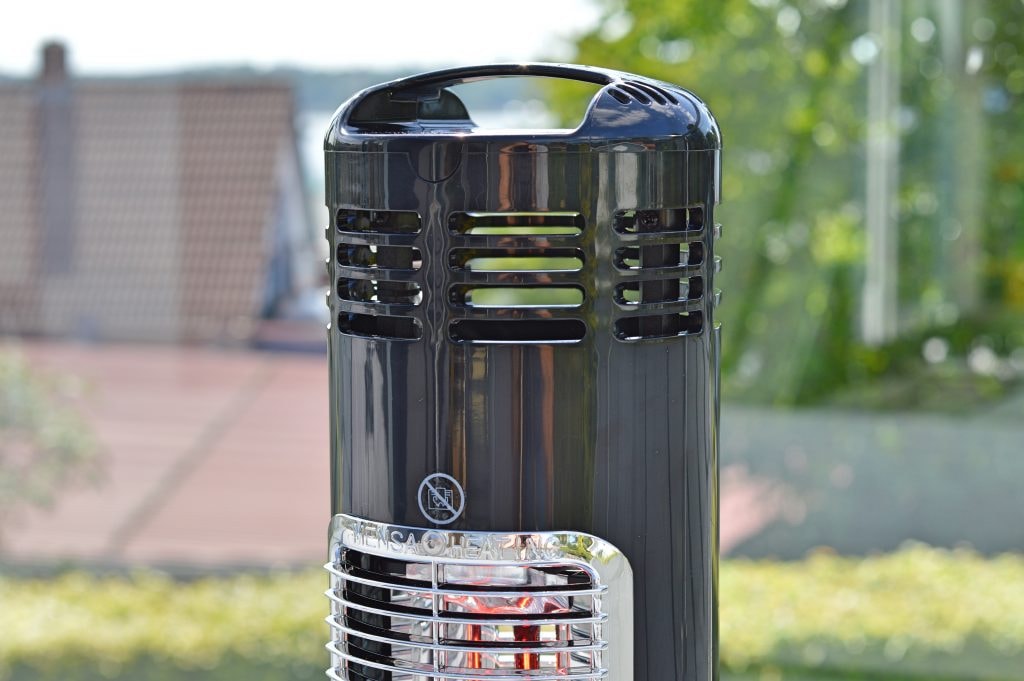 Mensa Heating Imus terrassevarmer under-bord-model i sort 550W H67,2 cm