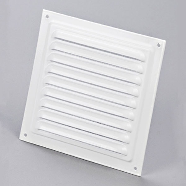 DUKA Jalousirist type MVM 200 s hvidlakeret - 200 x 200 mm