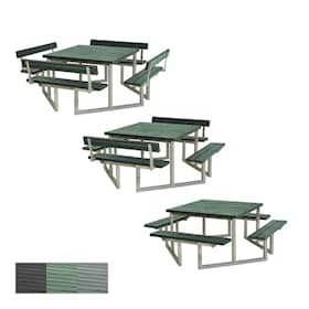 Plus Twist bord/bænkesæt ReTex grøn 204 cm