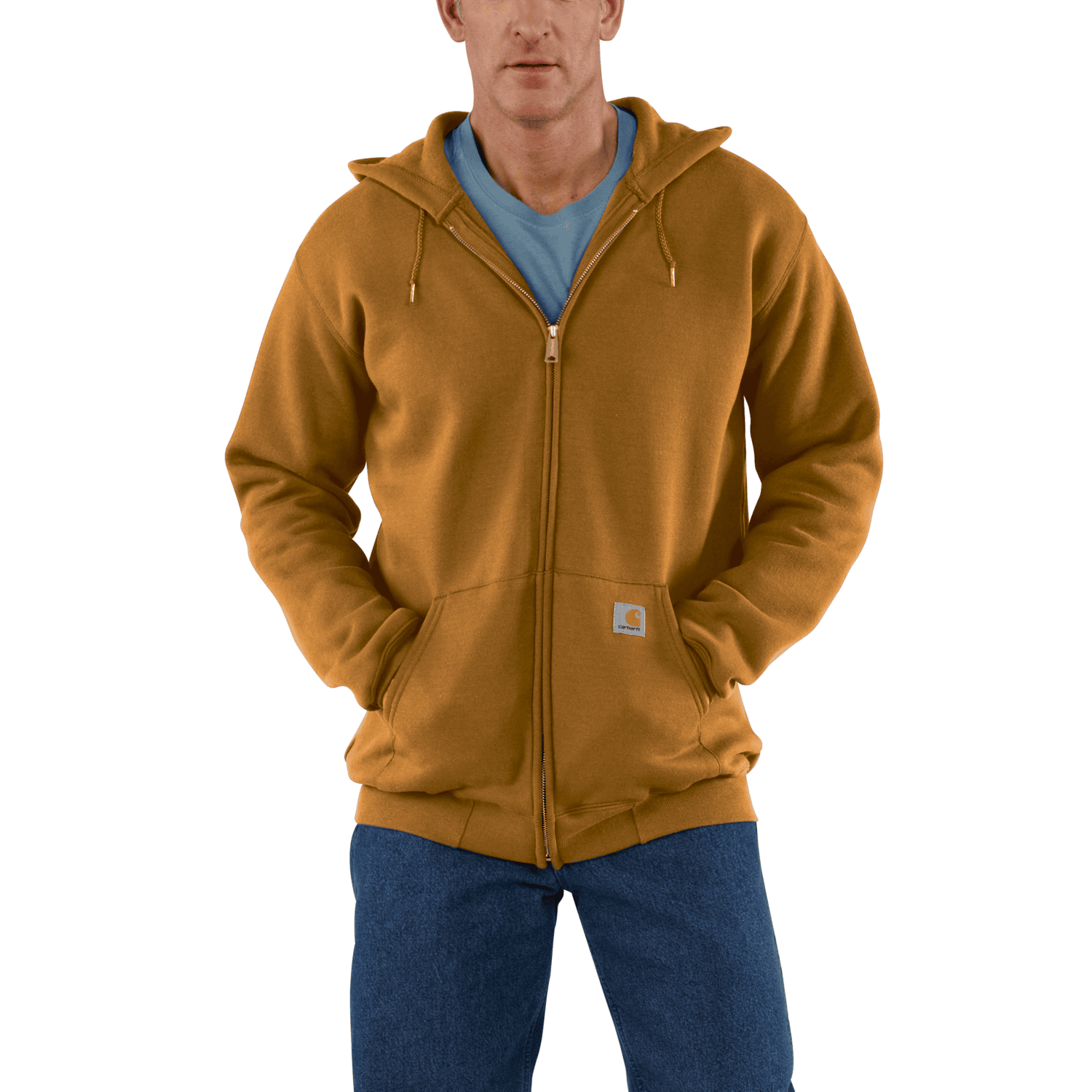 Carhartt Marquette Full-Zip Sweatshirt Men Carhartt Brown 2XL