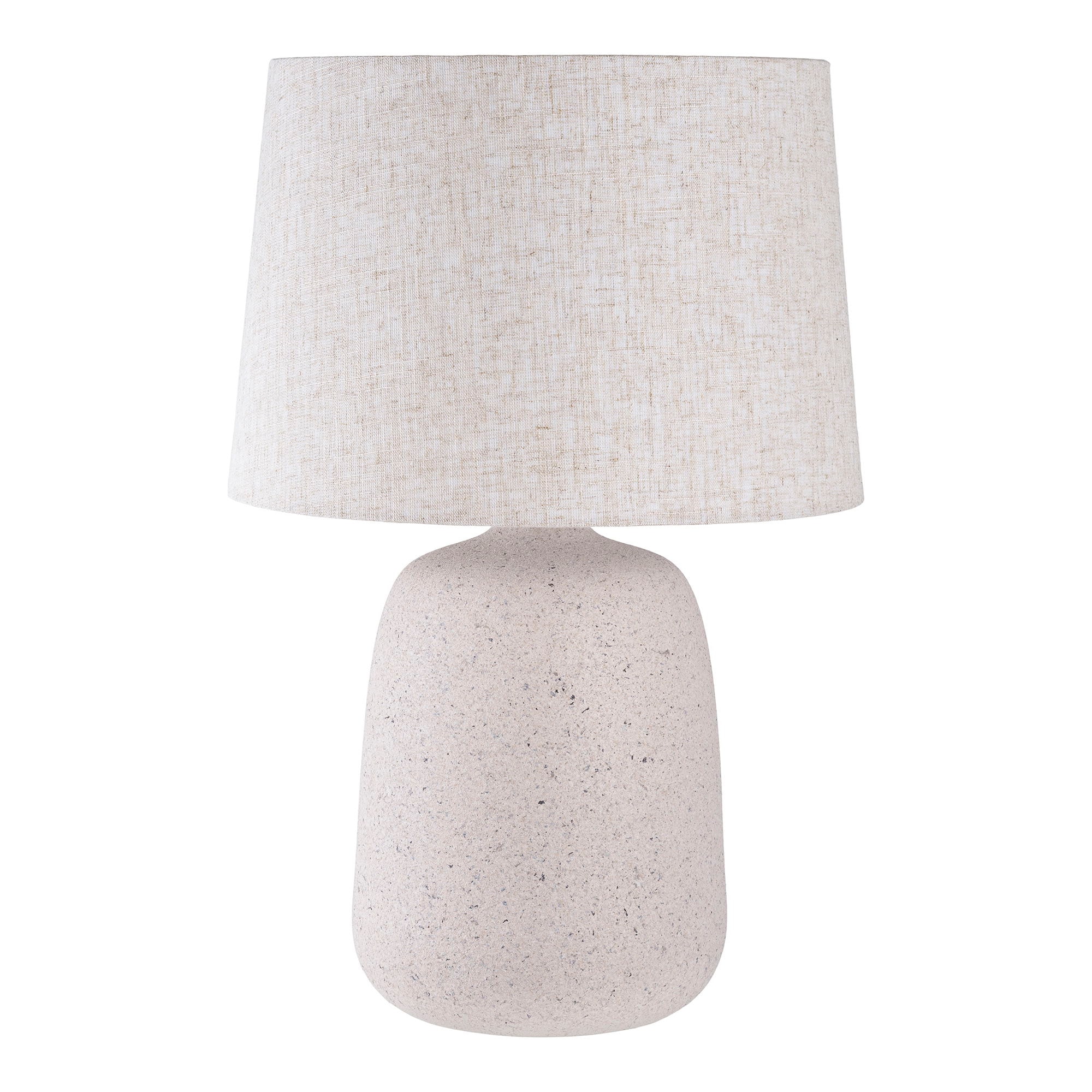 House Nordic Croft bordlampe i sand-struktur keramik Ø30 x 46 cm