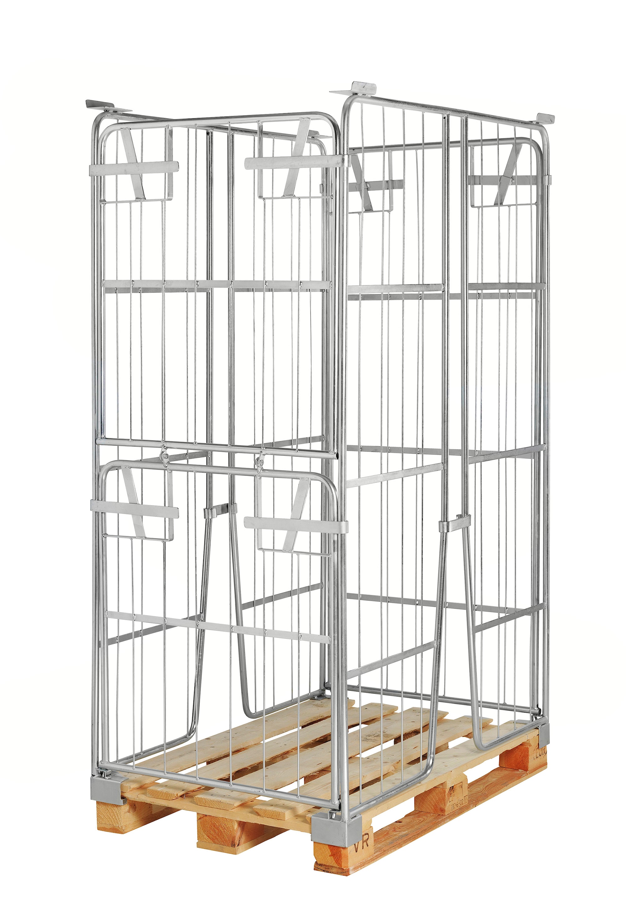 Kongamek elektrogalvaniseret pallecontainer KM901800-K