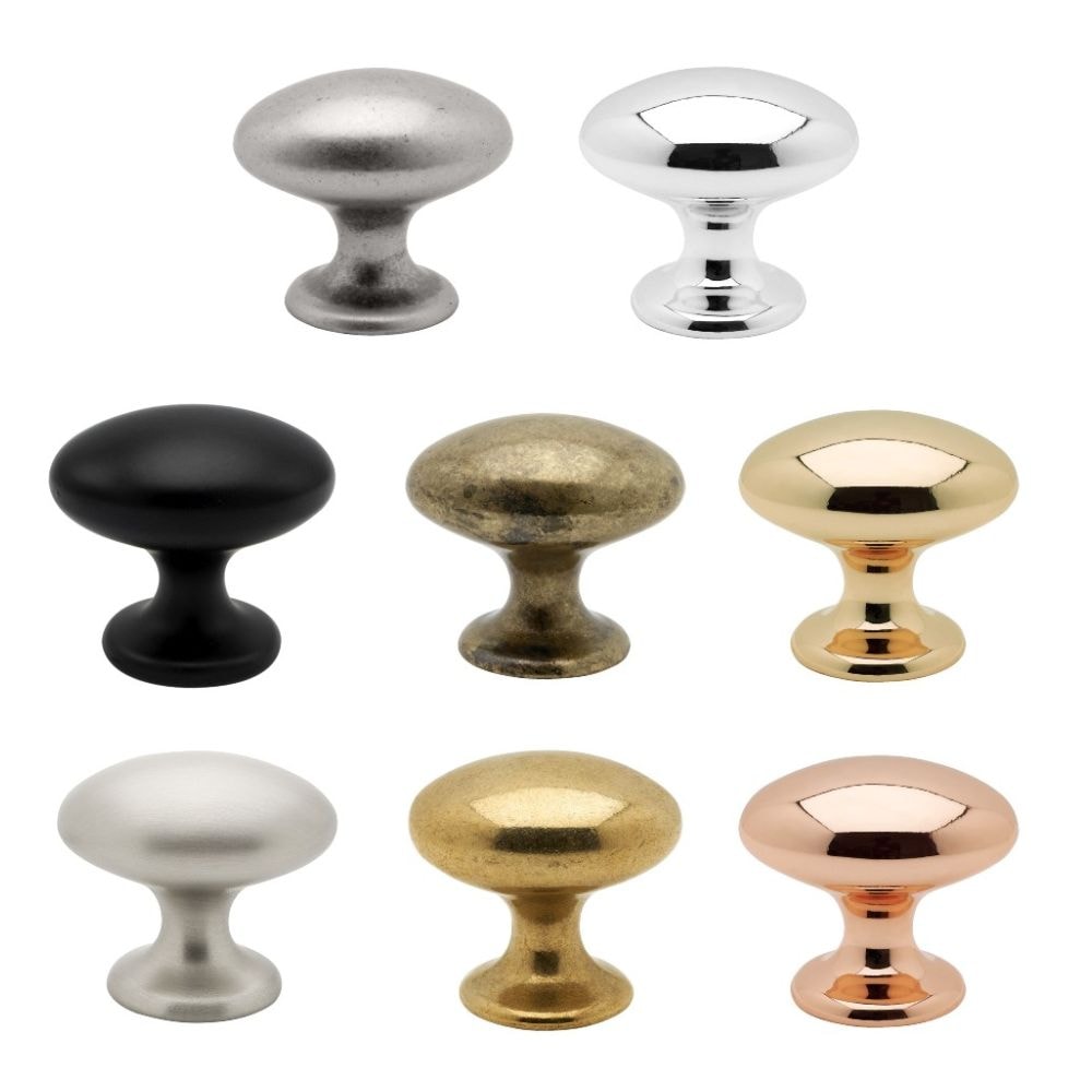 Beslag Design 401 knop tin