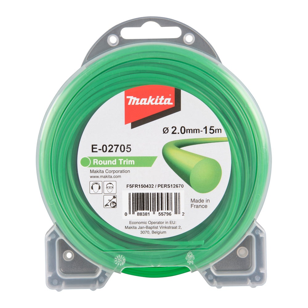 Makita Trimmertråd nylon 2mm x 15m