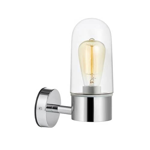 Markslöjd Zen 1L væglampe krom/klar IP44 E27