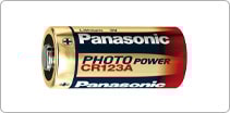 Batteri CR123 Panasonic 1-pak