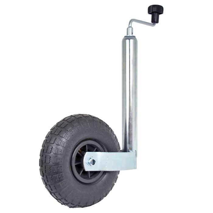 Støttehjul med gummihjul luft