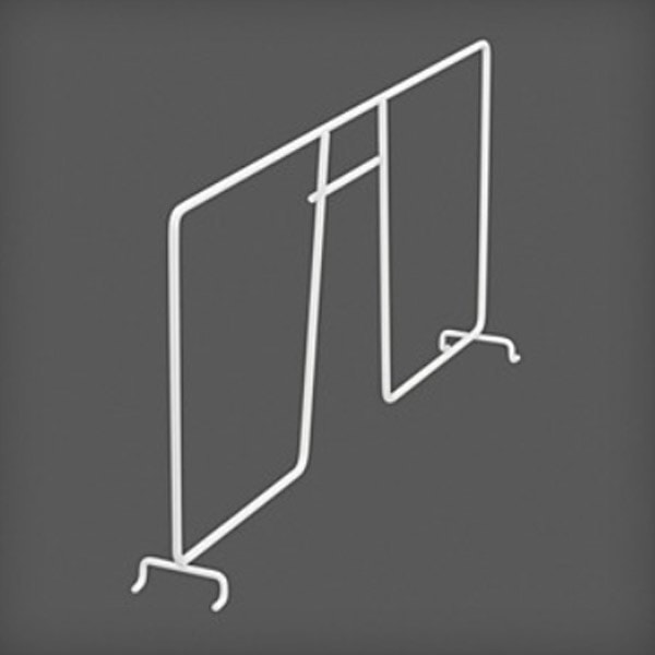 Elfa Classic rumdeler i hvid til trådhylde 40. 54 x 200 x 411 mm