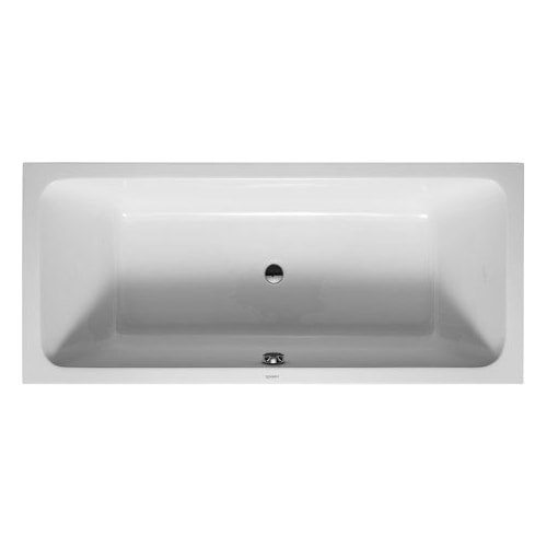 Duravit D-Code badekar til indbygning 2 ryglæn 180 x 80 cm
