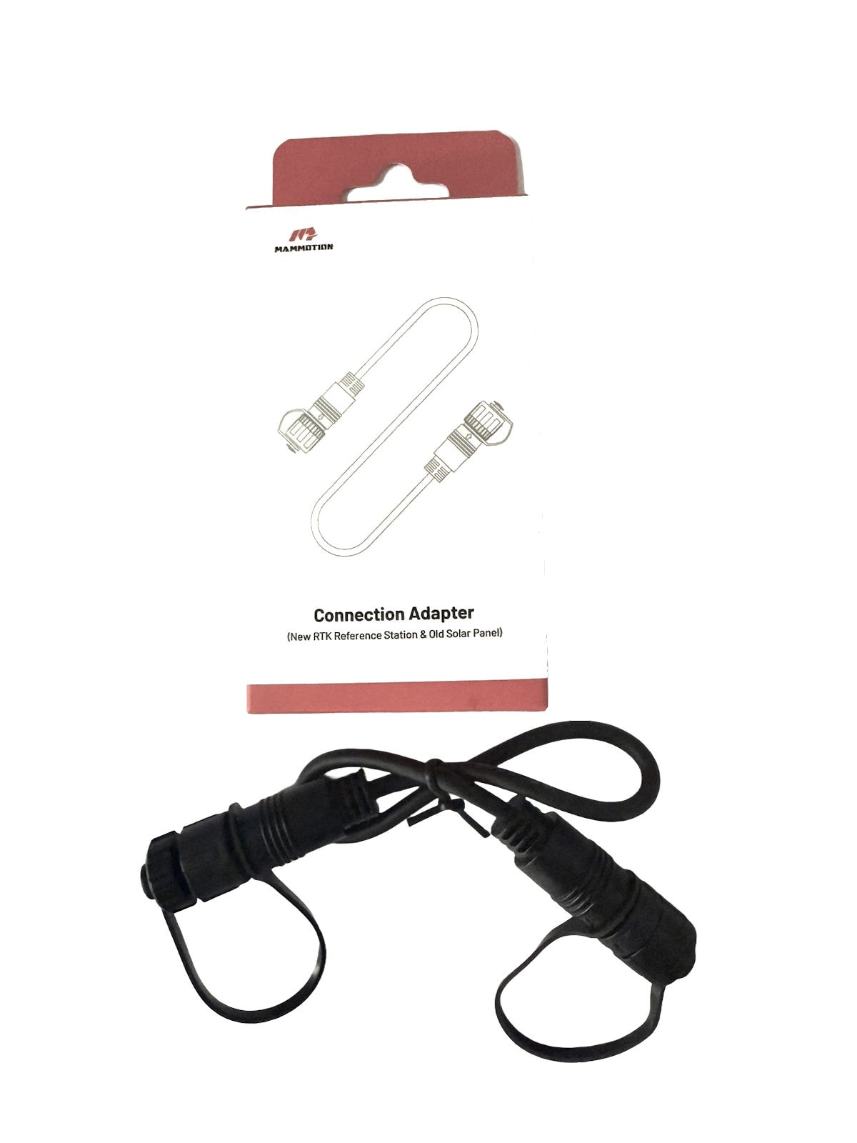 Mammotion RTK Solpanelsadapter – 4-polig hona till 2-polig hane