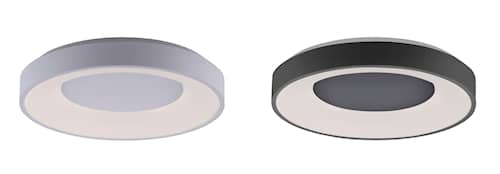 LeuchtenDirekt Anika loftlampe/væglampe hvid med fjernbetjening Ø500 mm