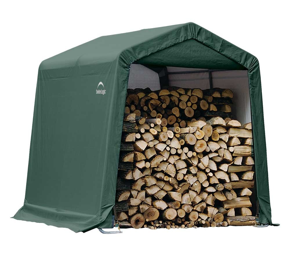ShelterLogic Shed-in-a-Box opbevaringstelt grøn 5,76 m2