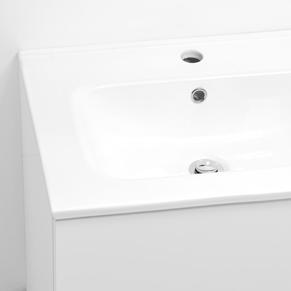 Westerbergs Sjø håndvask dobbelt i hvid porcelæn 1200 mm