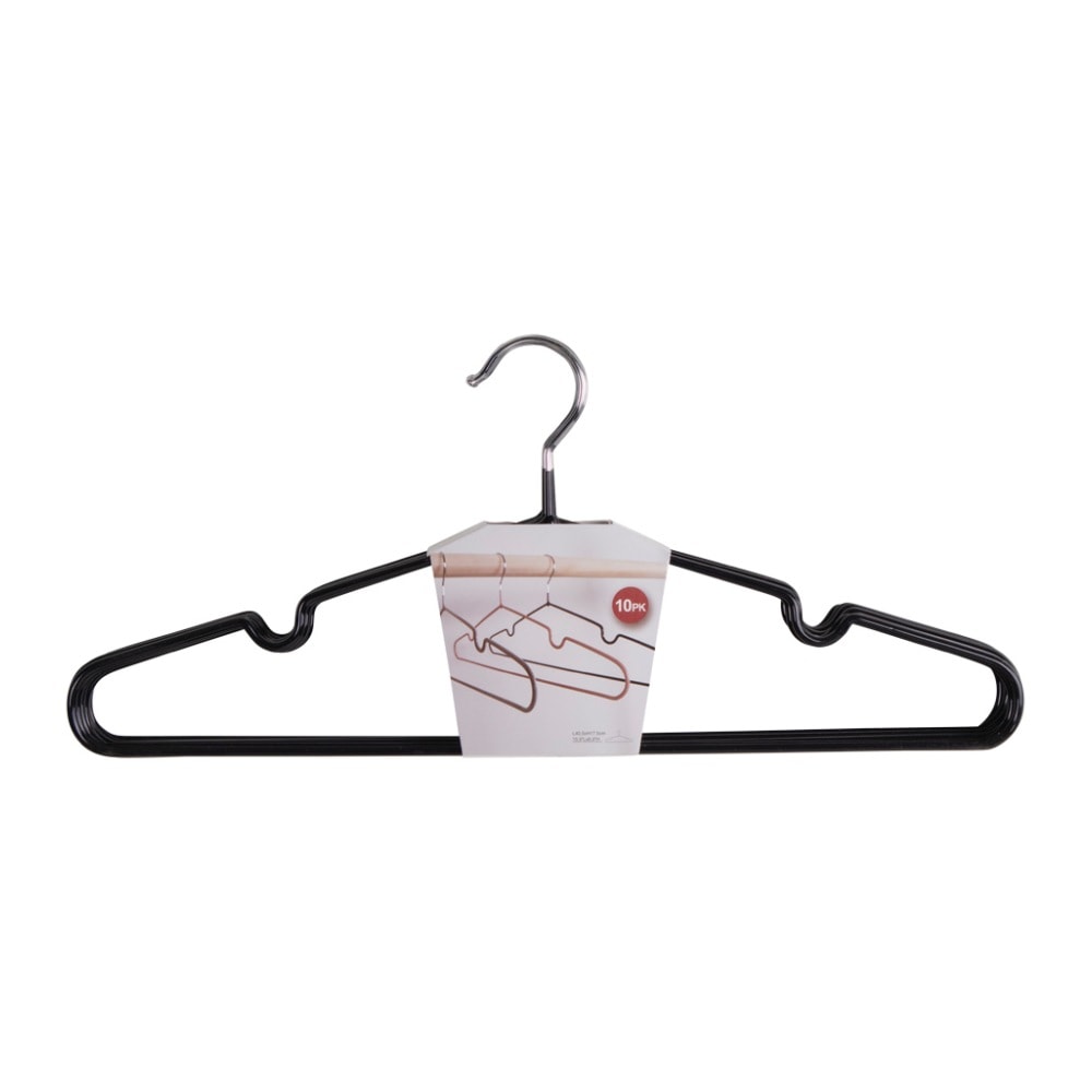 House Nordic Massa metalbøjler med sort belægning 10 stk.