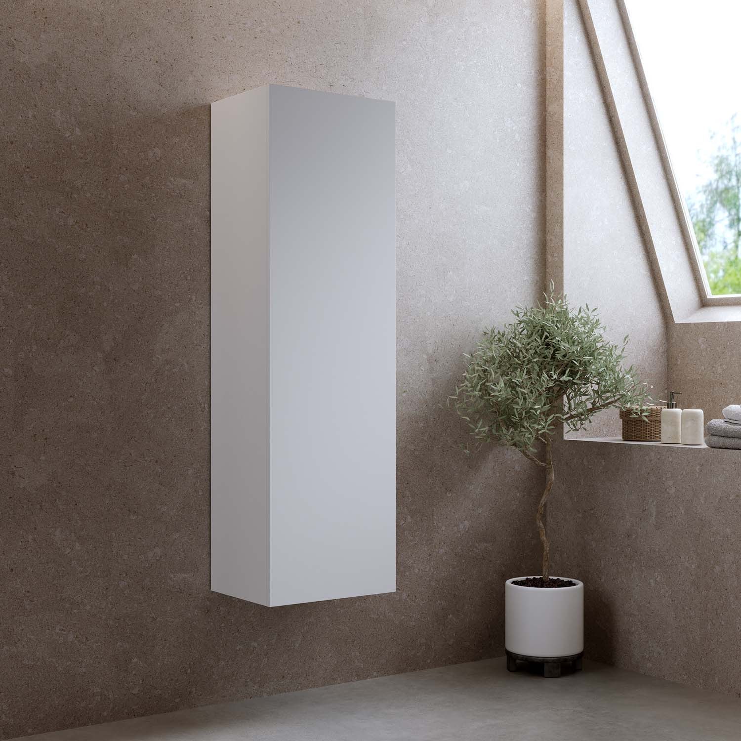 Bathlife højskab sort eg