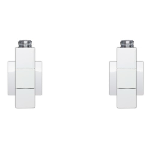 Kriss 4K2 Manuel Plus vinkelventilsæt i hvid