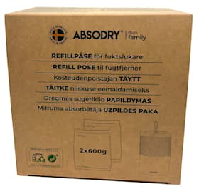Absodry Duo Family fugtfjerner refill 2 stk.